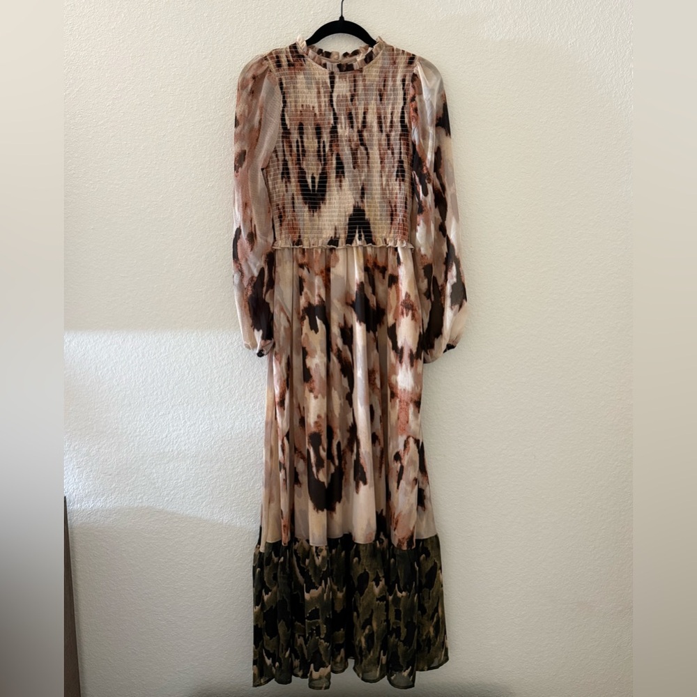 Elegant Multicolor Maxi Dress